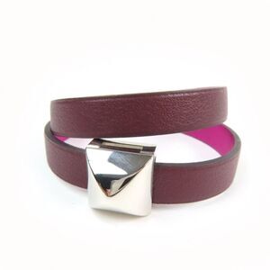 Hermes Medor Infinie Double Tour Bracelet Leather Size 17